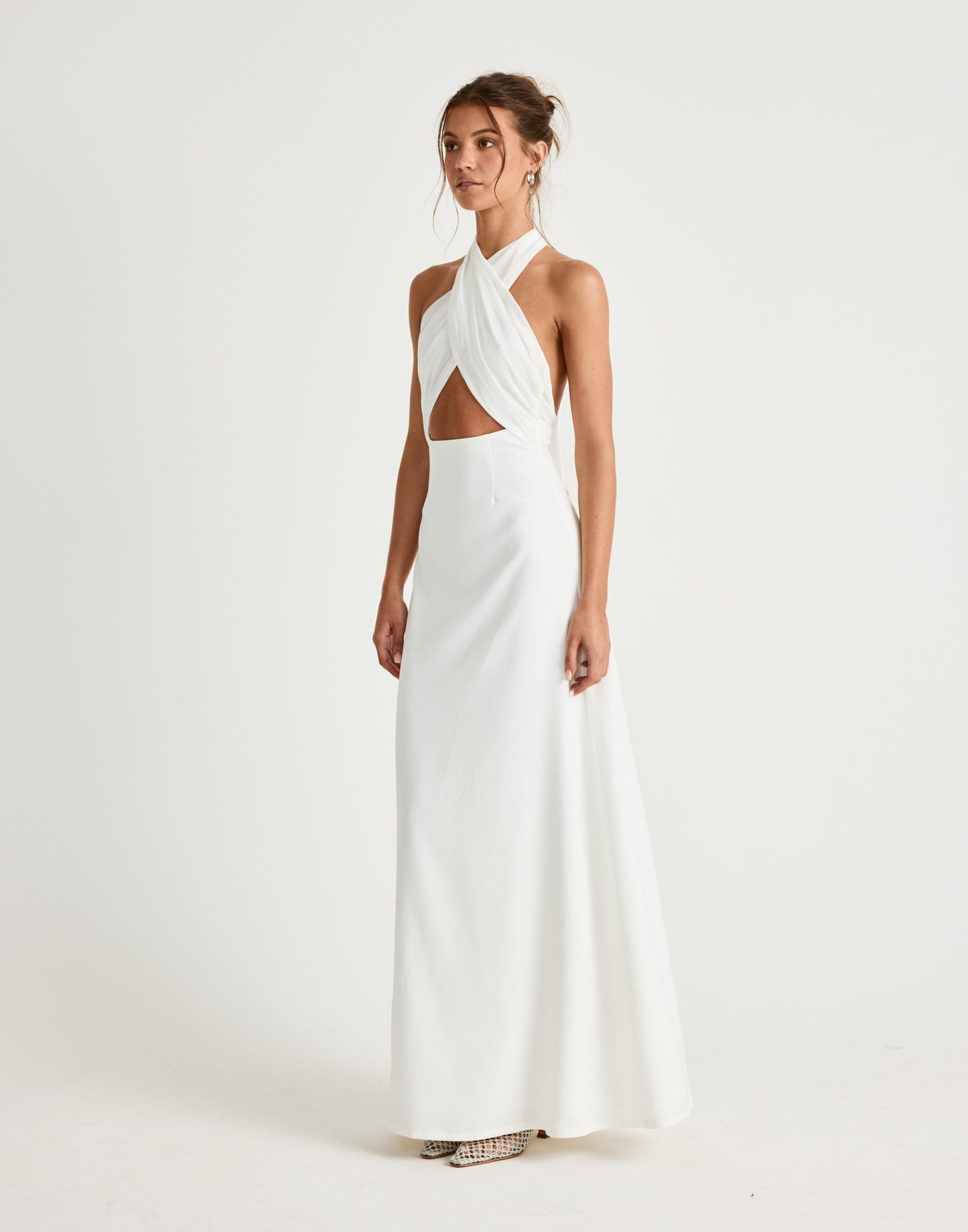 Sara Maxi Dress (White)