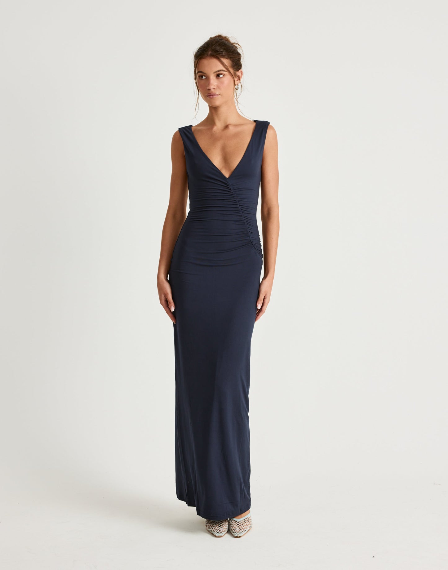 Viola Maxi Dress (Navy)