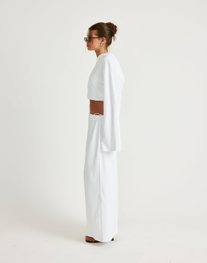 Odette Maxi Skirt (Off White)