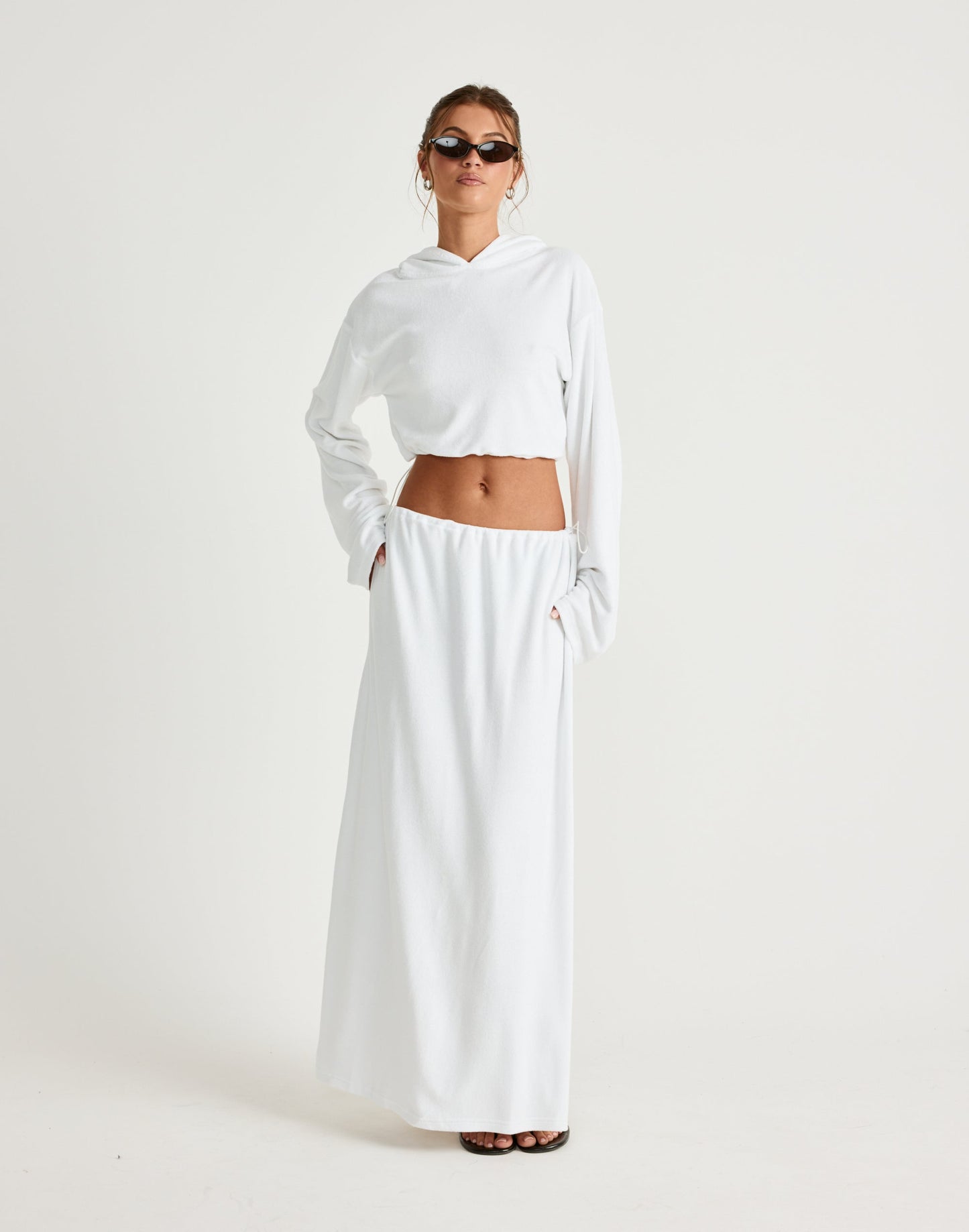 Odette Maxi Skirt (Off White)