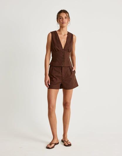 Nautical Top (Chocolate)