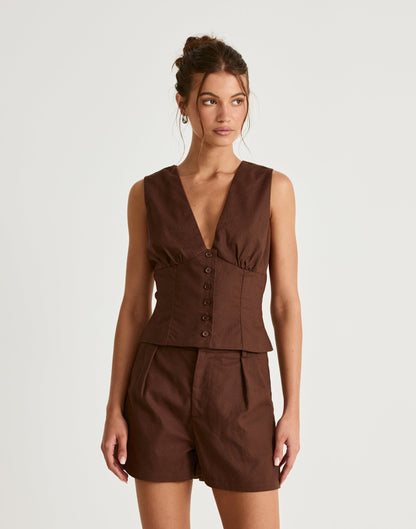 Nautical Shorts (Chocolate)