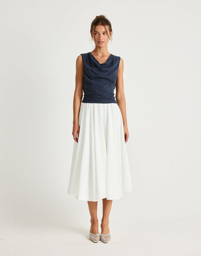 Shoreline Top (Navy)