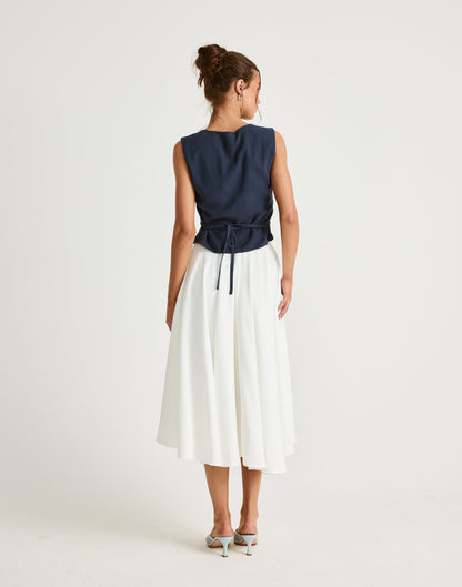 Shoreline Top (Navy)