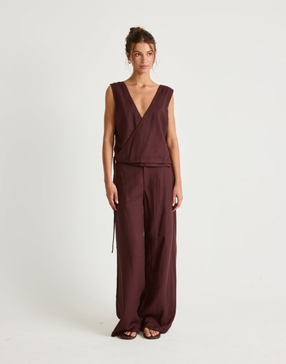 Ariel Top (Dark Mahogany)