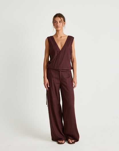 Ariel Top (Dark Mahogany)