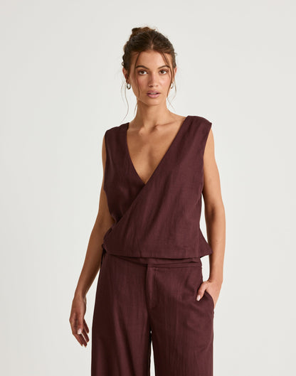 Ariel Top (Dark Mahogany)