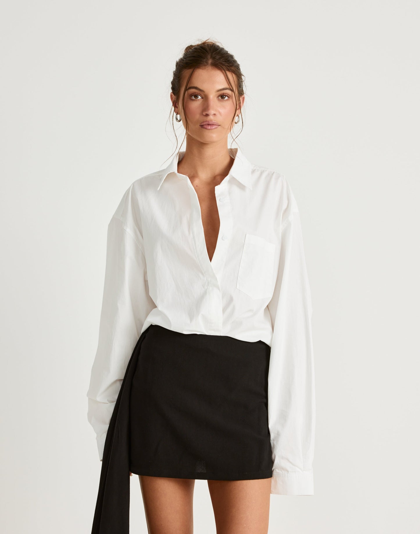 Evelyn Mini Skirt (Black)