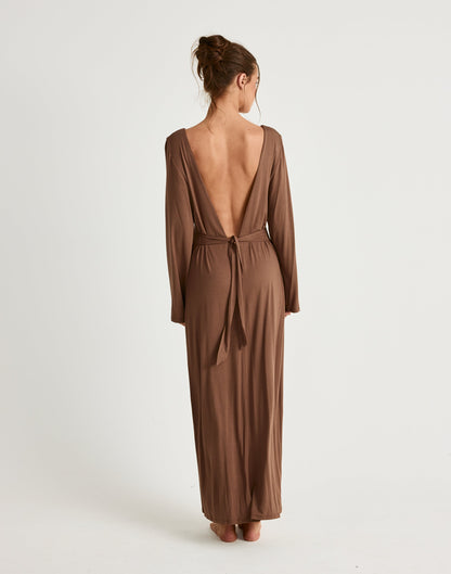 Harlow Maxi Dress (Oak)