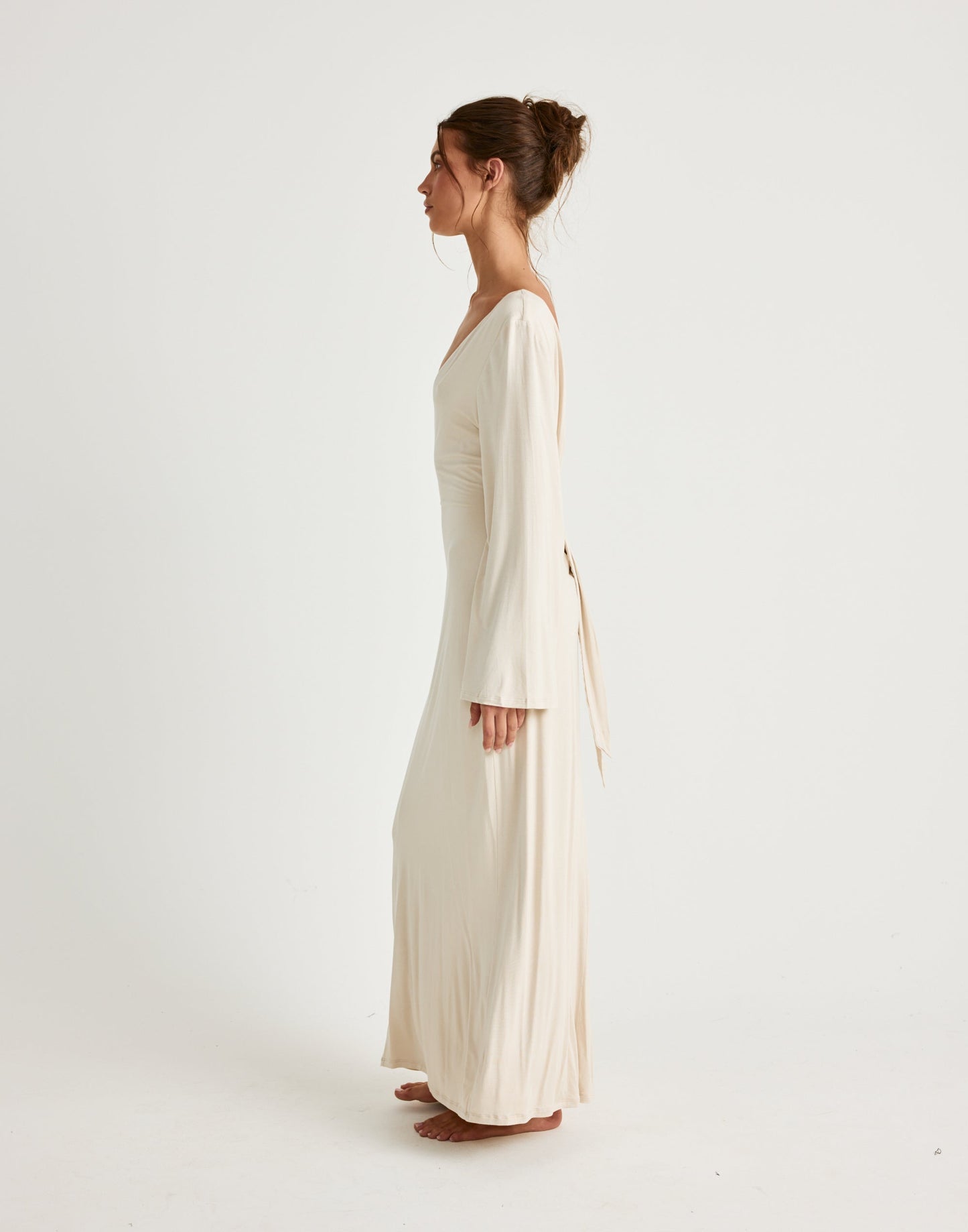 Harlow Maxi Dress (Iced Coffee)