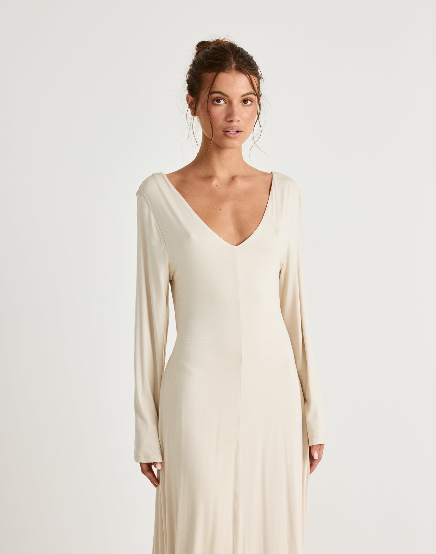 Harlow Maxi Dress (Iced Coffee)