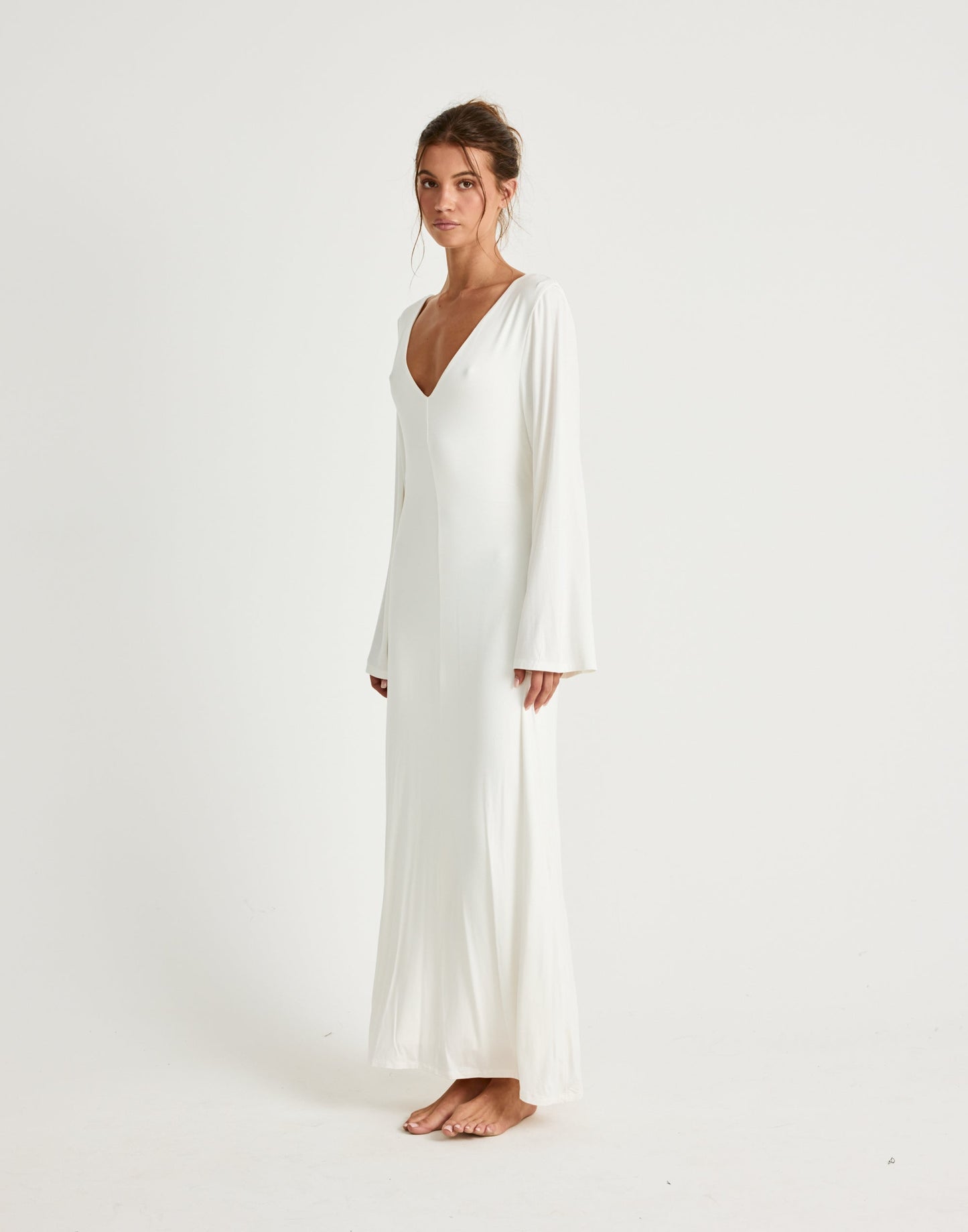 Harlow Maxi Dress (Off White)