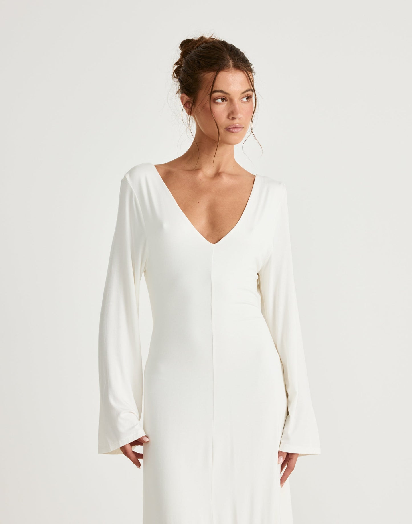 Harlow Maxi Dress (Off White)
