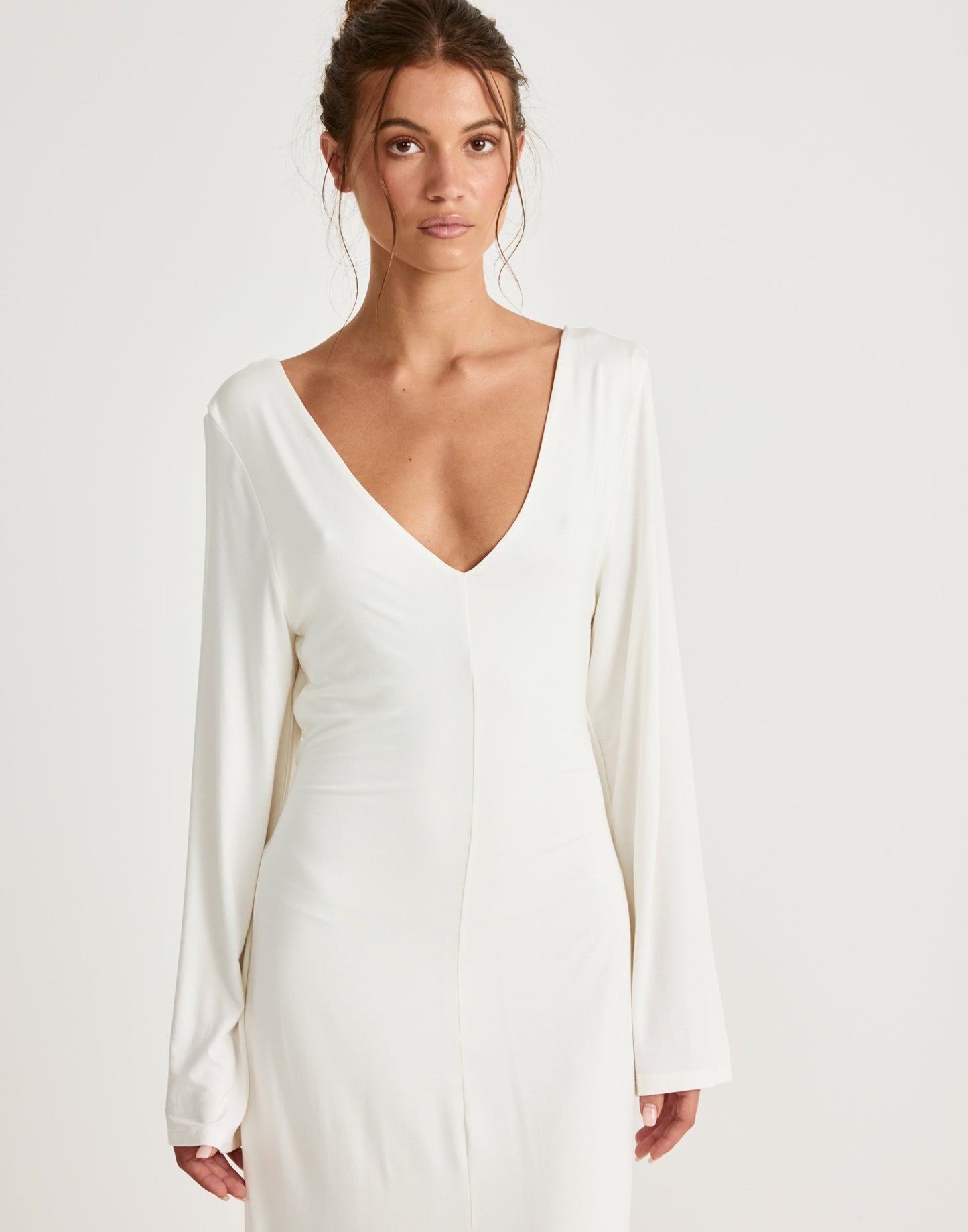 Harlow Maxi Dress (Off White)