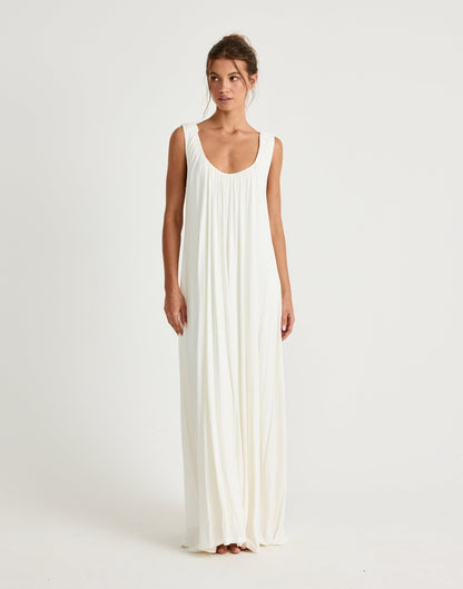 Selena Maxi Dress (Off White)