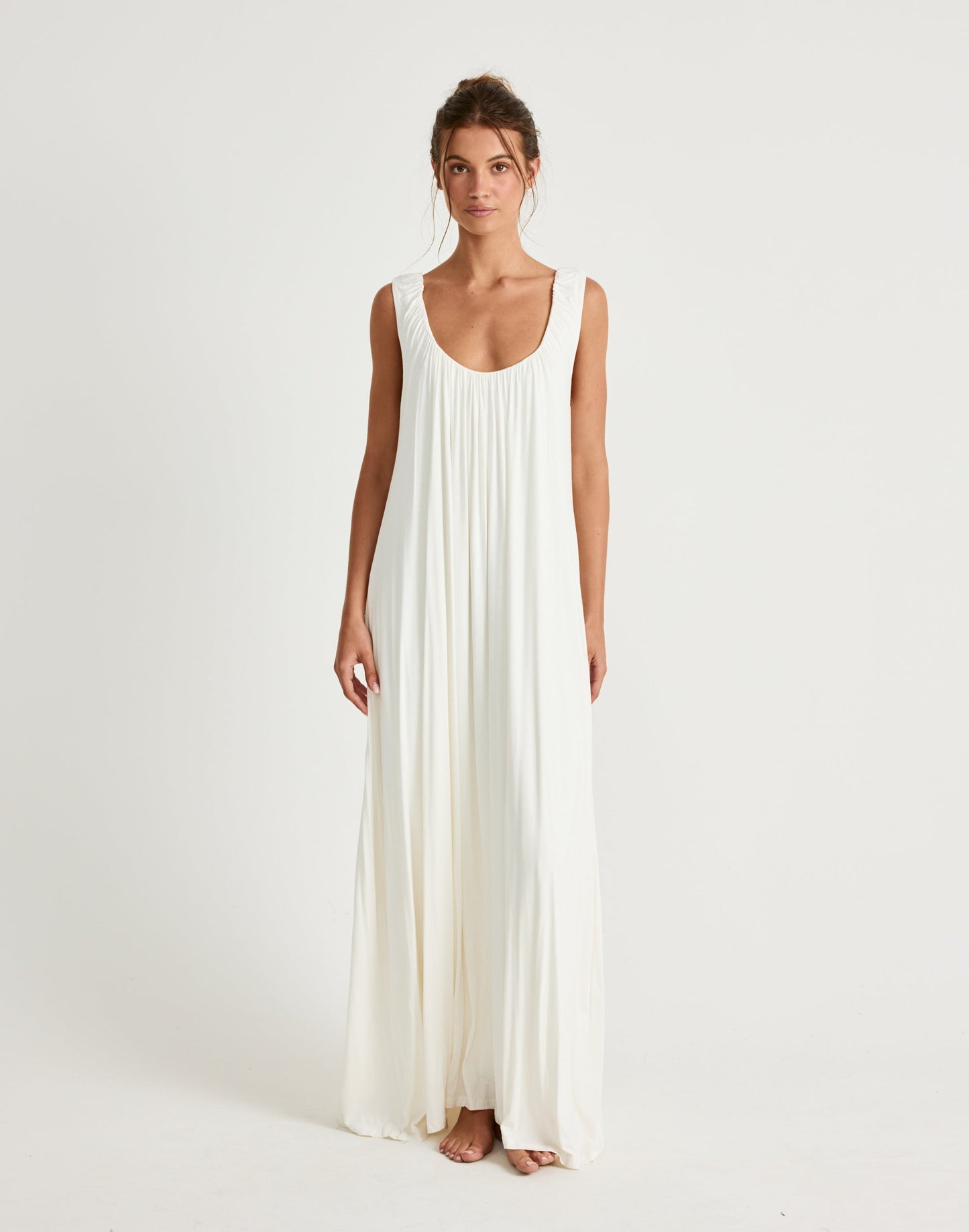Selena Maxi Dress (Off White)