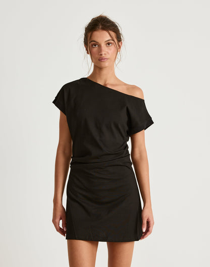 Adelaide Mini Dress (Black)