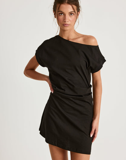 Adelaide Mini Dress (Black)