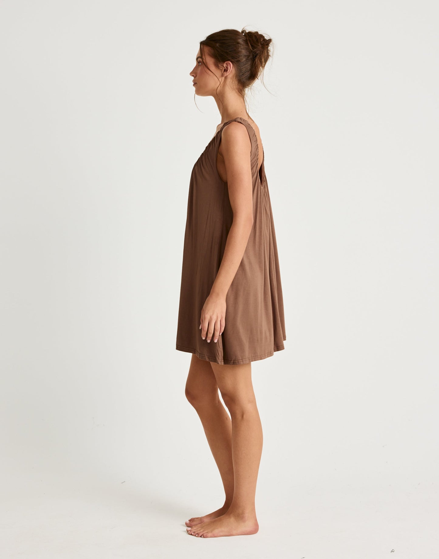 Selena Mini Dress (Oak)