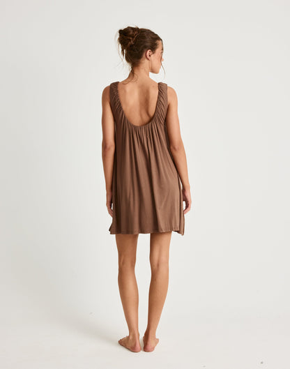Selena Mini Dress (Oak)