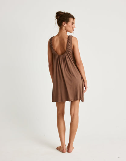 Selena Mini Dress (Oak)
