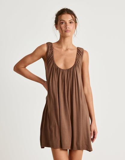 Selena Mini Dress (Oak)