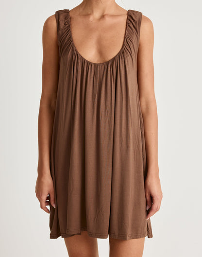 Selena Mini Dress (Oak)