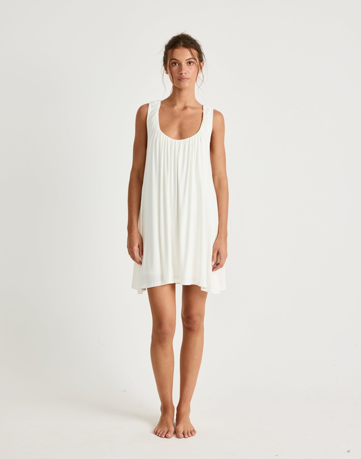 Selena Mini Dress (Off White)