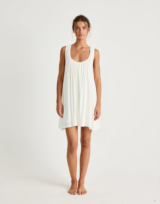 Selena Mini Dress (Off White)