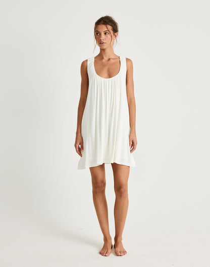 Selena Mini Dress (Off White)