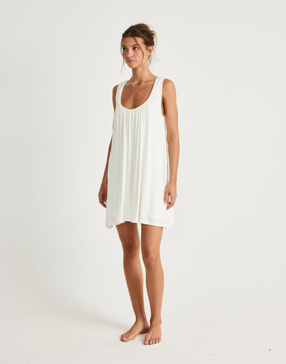 Selena Mini Dress (Off White)