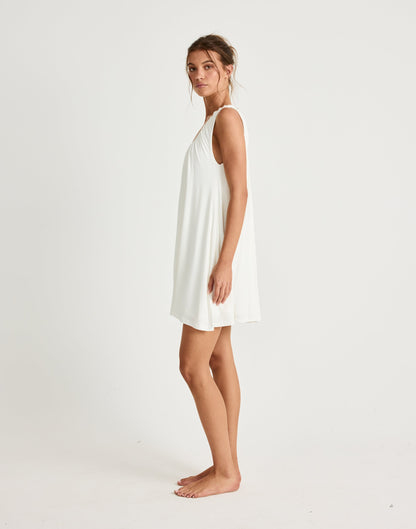 Selena Mini Dress (Off White)