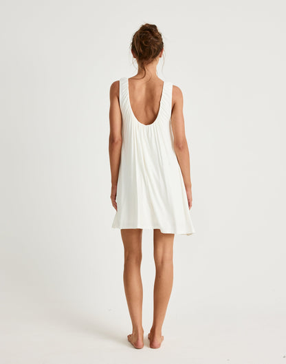 Selena Mini Dress (Off White)