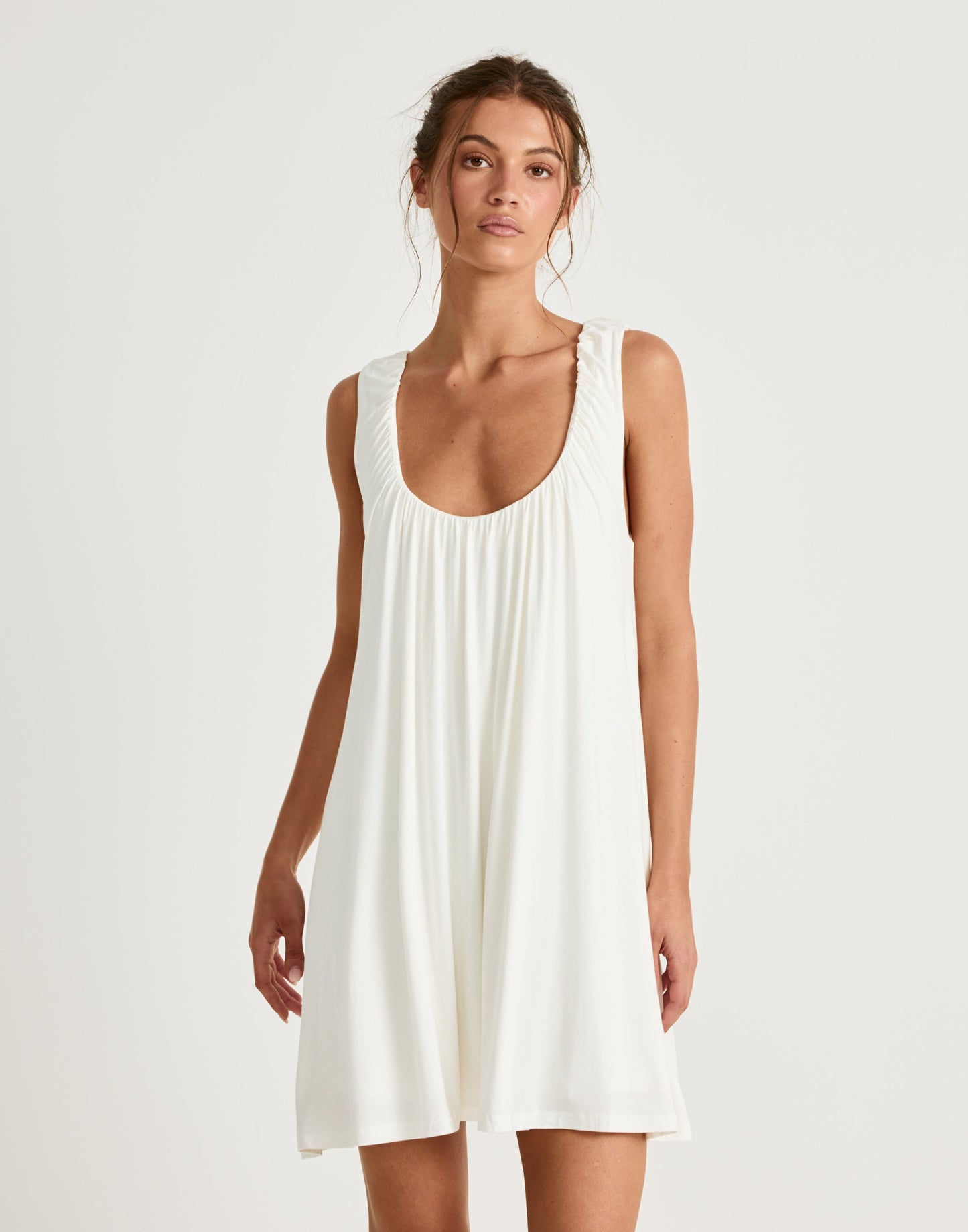Selena Mini Dress (Off White)