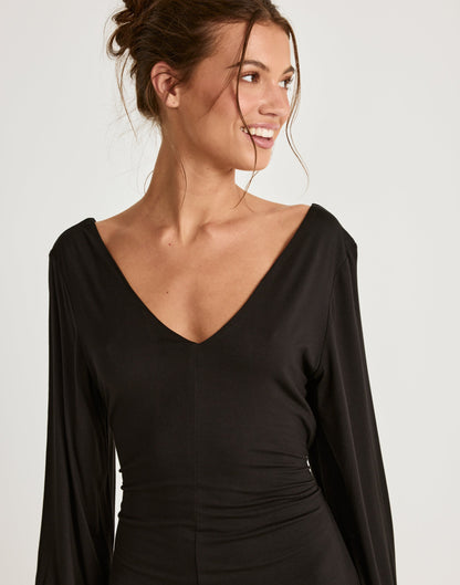 Harlow Mini Dress (Black)