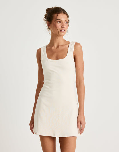 Jayden Mini Dress (Oat)