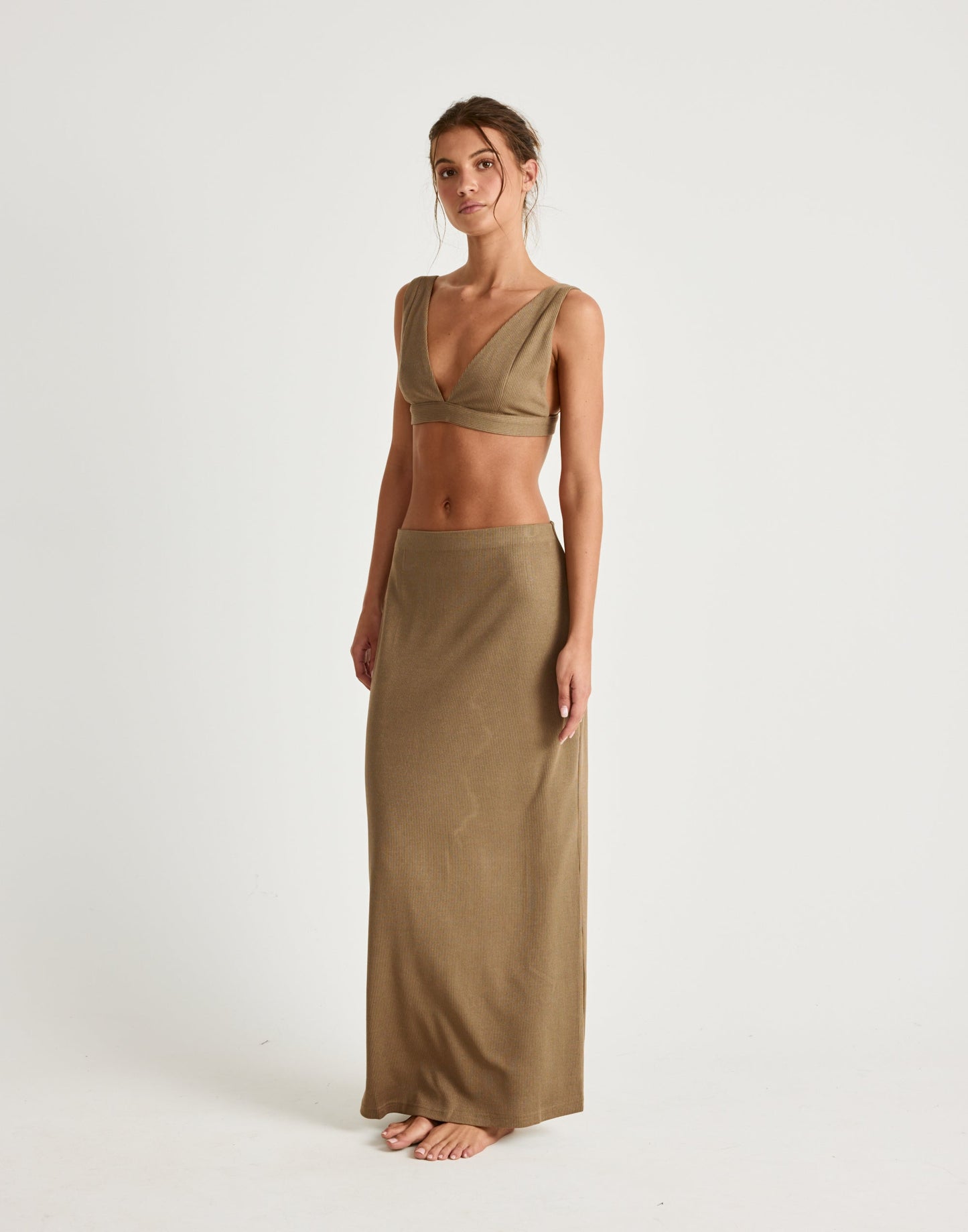 Estelle Maxi Skirt (Mocha)