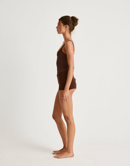 Brynne Top (Chocolate)