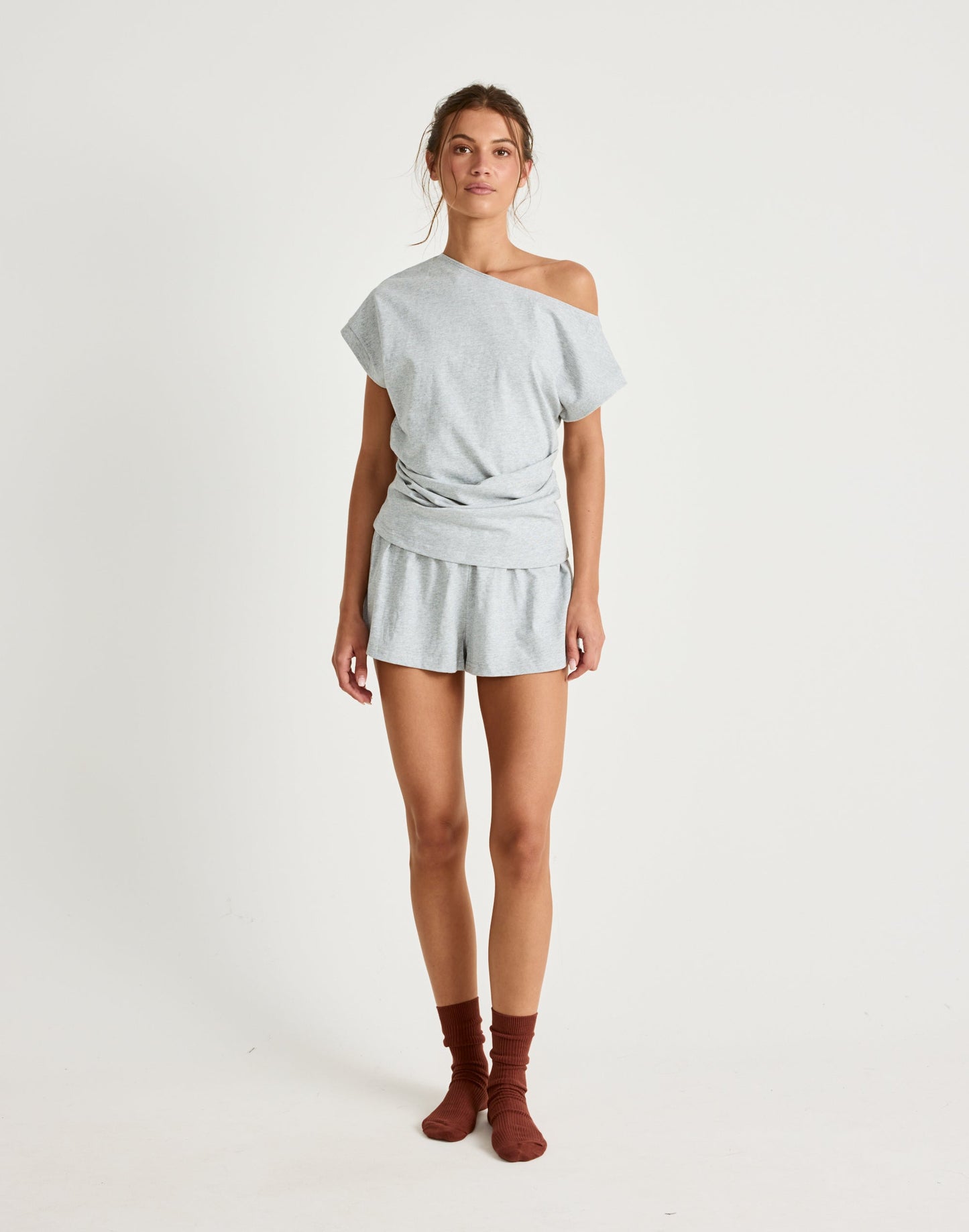Adelaide Shorts (Grey Marle)