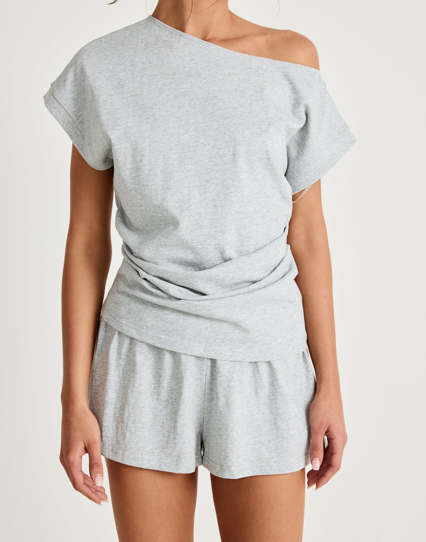 Adelaide Top (Grey Marle)