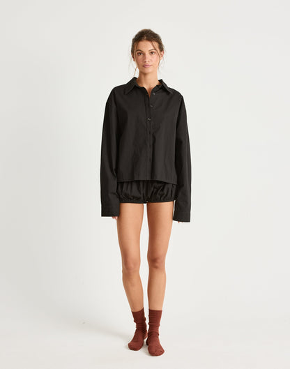 Marly Long Sleeve Shirt (Black)