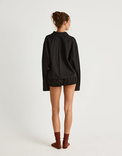 Marly Long Sleeve Shirt (Black)