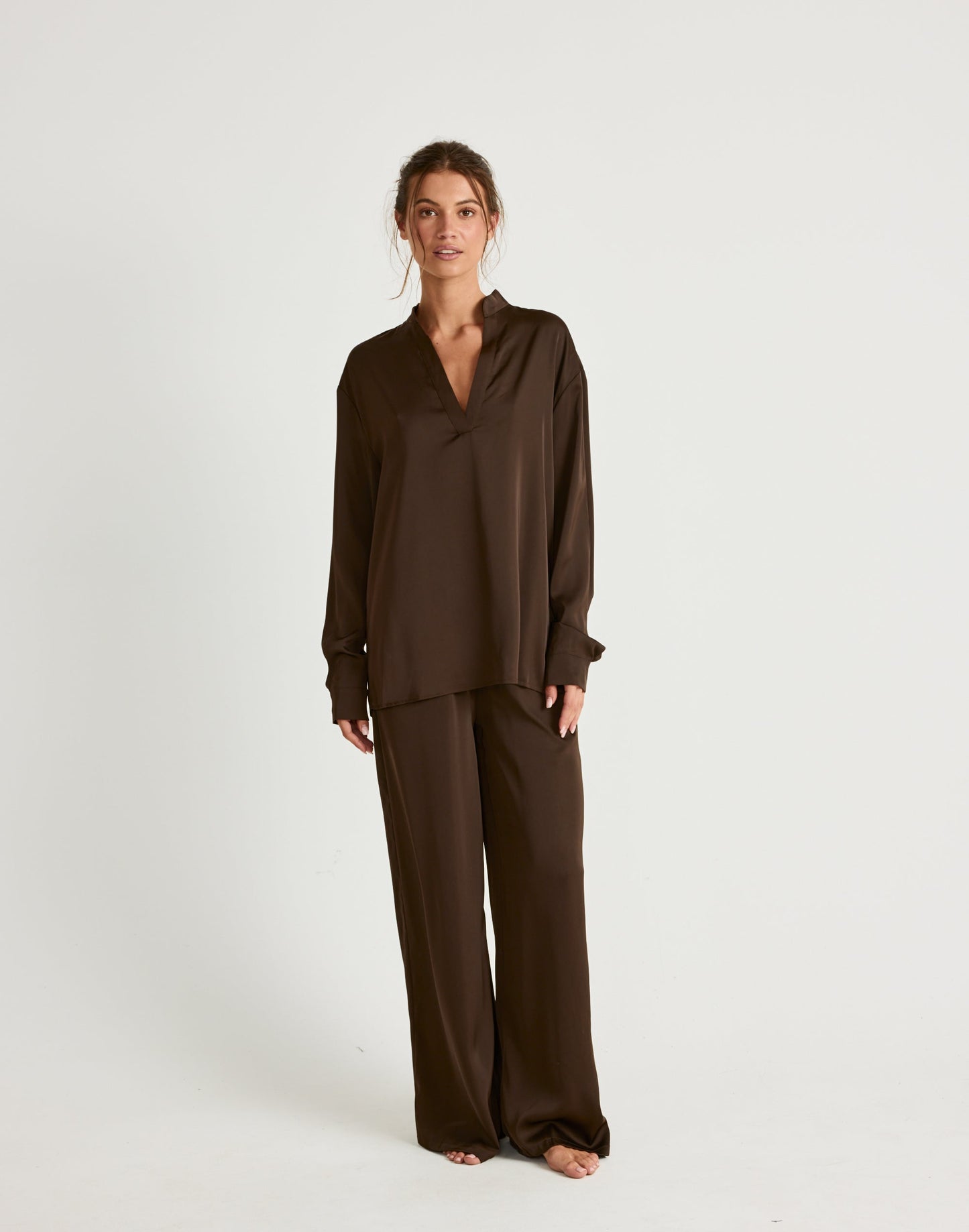 Arianne Shirt (Chocolate)