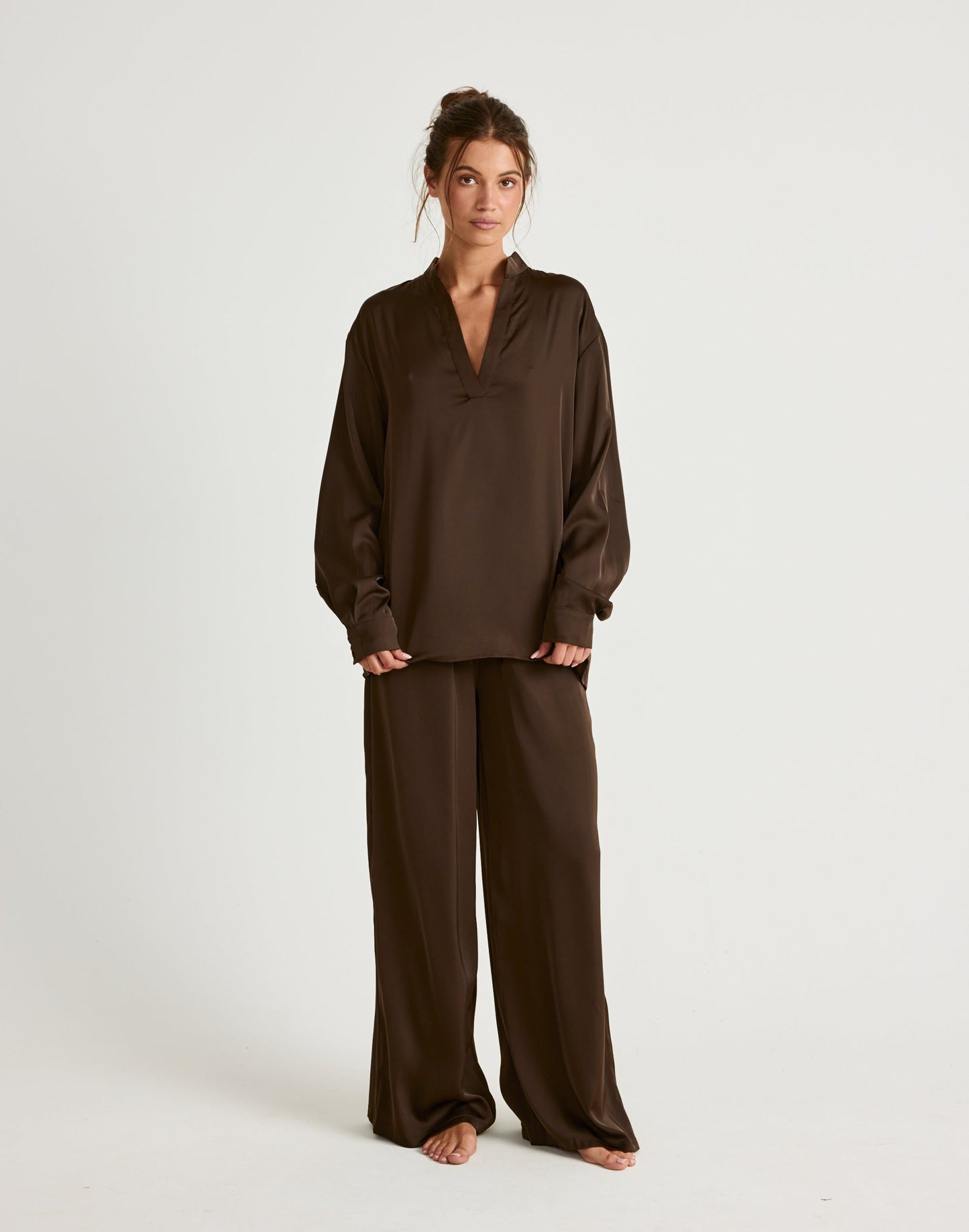 Arianne Shirt (Chocolate)