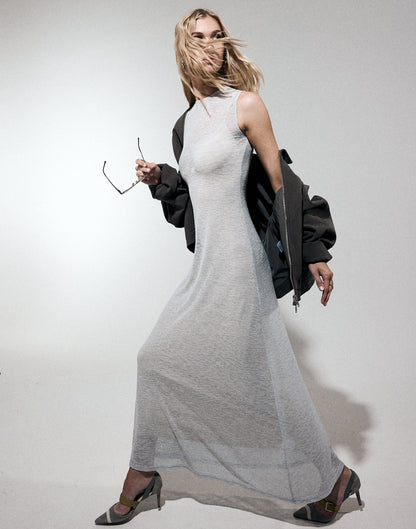 Camdyn Maxi Dress (Stone Blue)