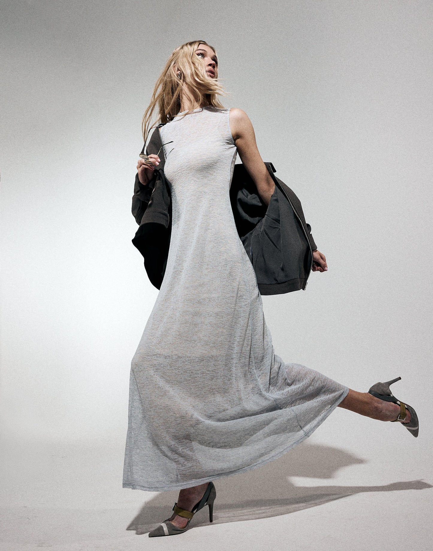 Camdyn Maxi Dress (Stone Blue)