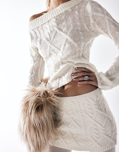 Loch Long Sleeve Top (White)