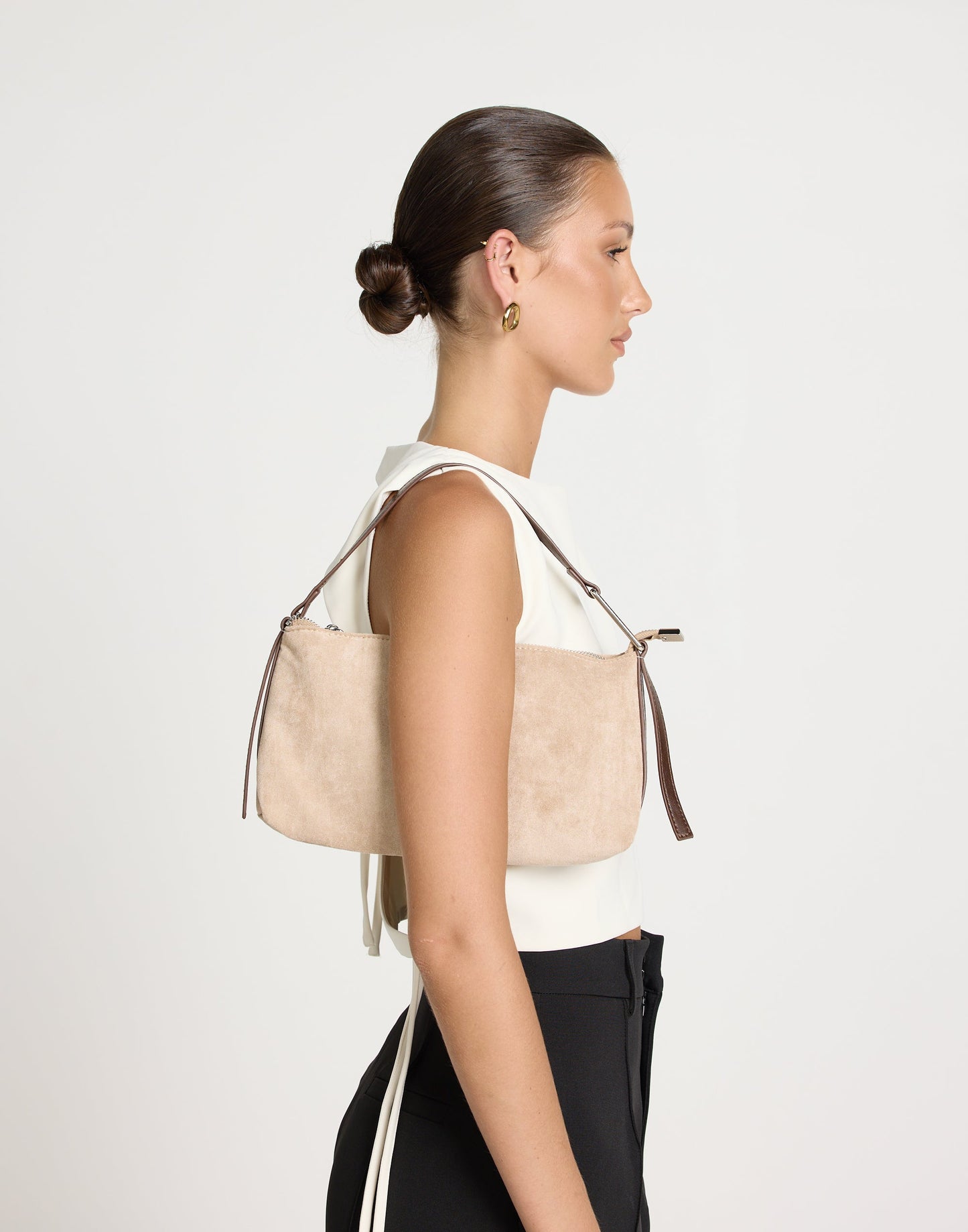 Bonnie Shoulder Bag (Light Beige) - By Billini