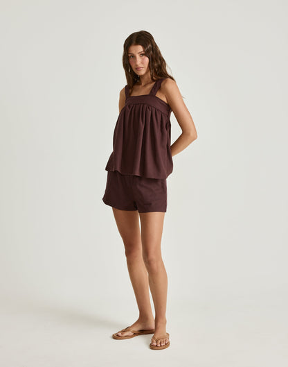 Sutton Top (Dark Mahogany)