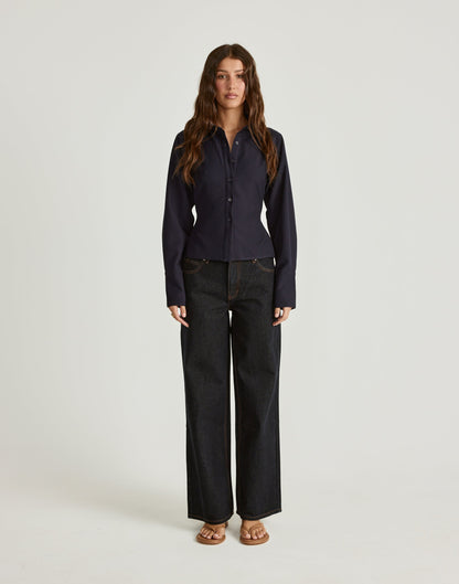 Alice Shirt (Navy)